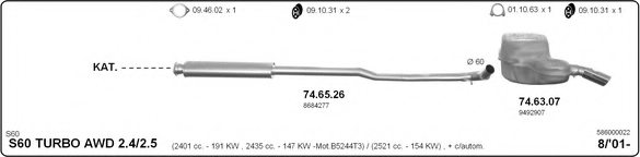 IMASAF 586000022 Exhaust System